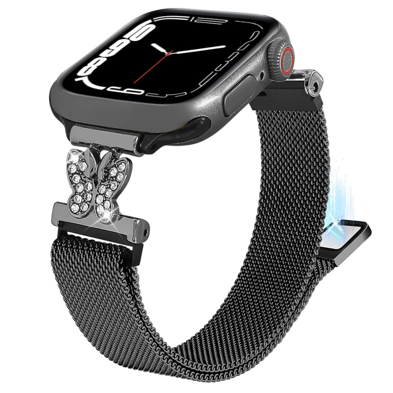 Kohaldatav Apple Watch Steel Band iwatch45678/SE põlvkonna nutikellarihmale, uus magnetiline reguleerimine, 38/42