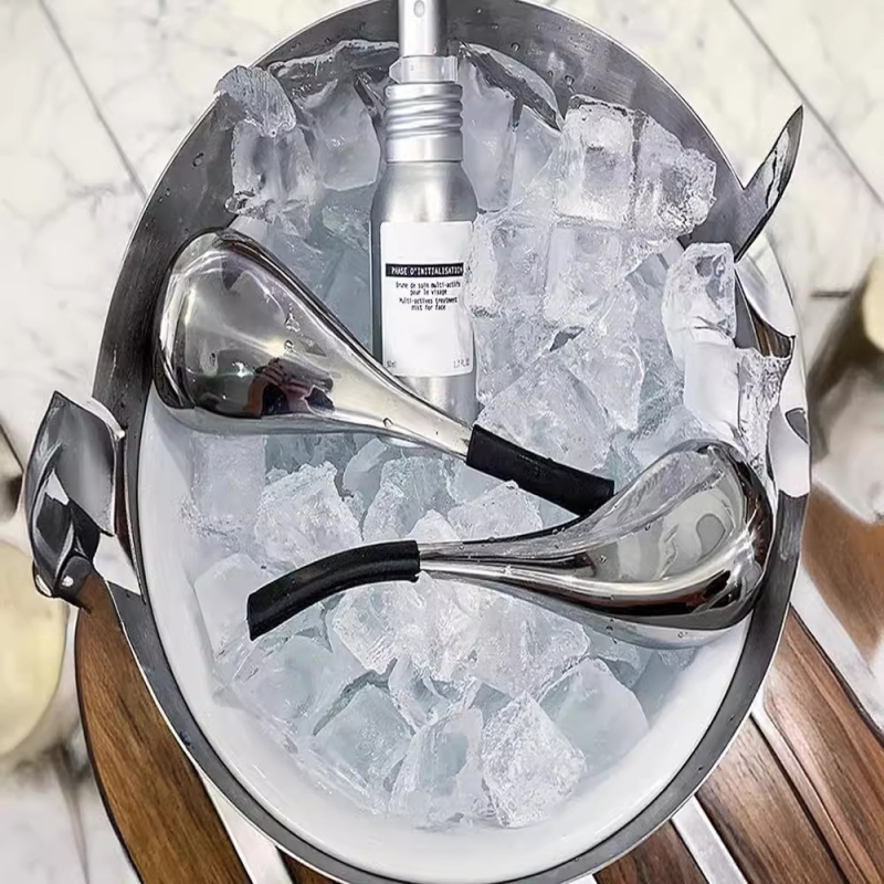 NÄOGLOBUSED Jääkulp Ilumassaaž Jäälainepall Silmade nägu Jääkompress Jäävasar Jäälihaspall