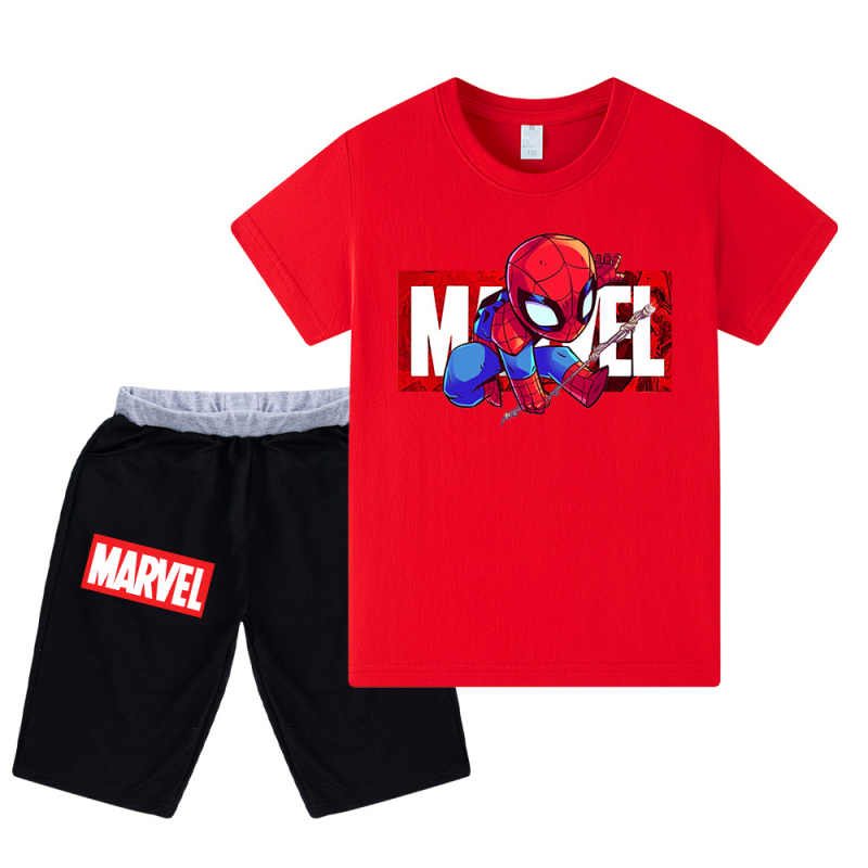 Amazoni enimmüüdud koomiksiprindiga suvine lühikeste varrukatega laste väikese tüdruku ülikond Wa026