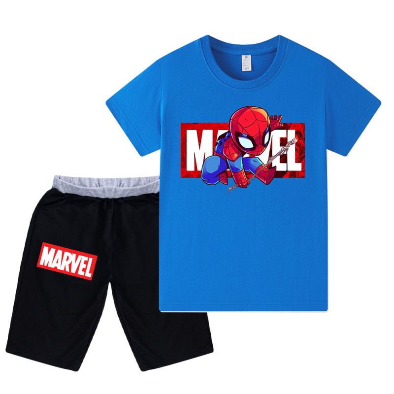 Amazoni enimmüüdud koomiksiprindiga suvine lühikeste varrukatega laste väikese tüdruku ülikond Wa026