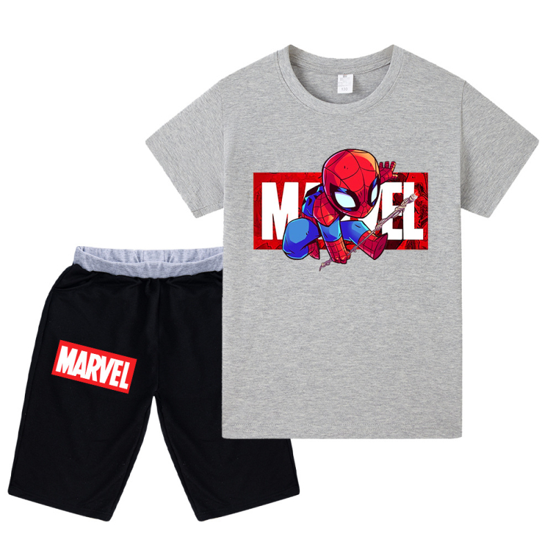 Amazoni enimmüüdud koomiksiprindiga suvine lühikeste varrukatega laste väikese tüdruku ülikond Wa026