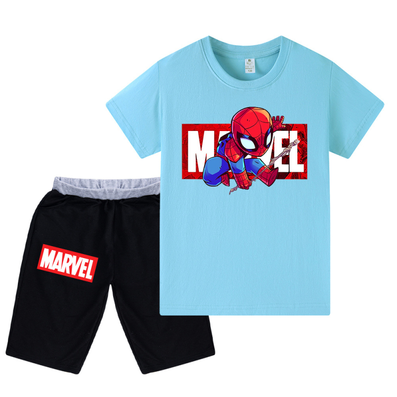 Amazoni enimmüüdud koomiksiprindiga suvine lühikeste varrukatega laste väikese tüdruku ülikond Wa026