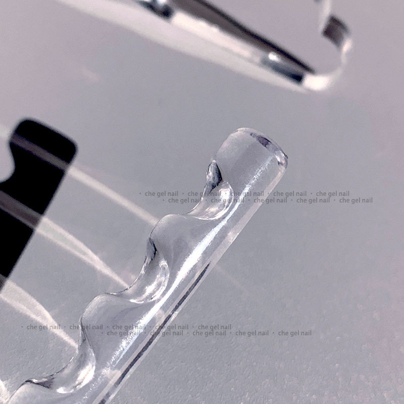 Jaapani stiilis lihtne küünekunsti pliiatsihoidja, fototeraapia pliiats, värvitud pliiats, lauaarvuti hoiuriiul, mitme võrega kristallvaigust 5-võrega riiul