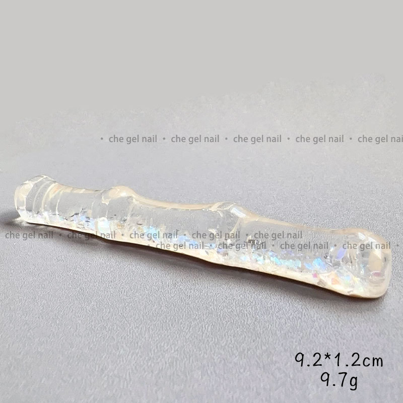 Jaapani stiilis lihtne küünekunsti pliiatsihoidja, fototeraapia pliiats, värvitud pliiats, lauaarvuti hoiuriiul, mitme võrega kristallvaigust 5-võrega riiul