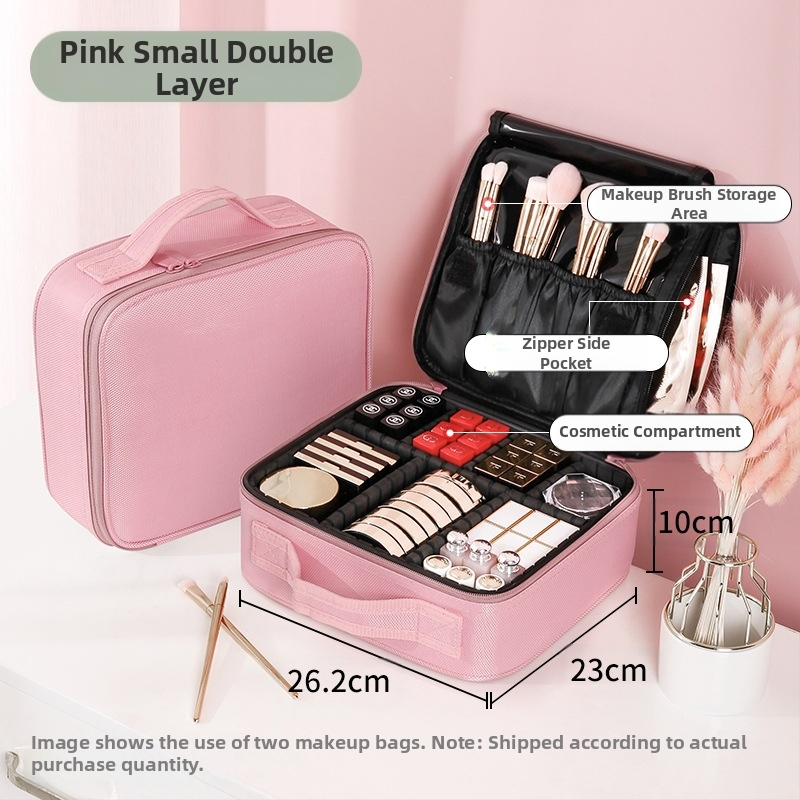 Ilukomplekt juuksuritarvikud aksessuaarid ambulatoorse kohvri nahkkohver ratastega meigikunstnik multifunktsionaalne juuksurisalong ilumeik