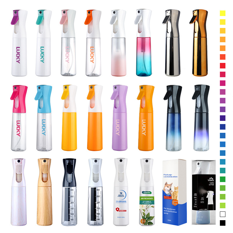 Spot 200ml300ml pidevpihustipudel Meigi niisutav pudel plastist kõrgsurve juuksuri alkoholi kastekann