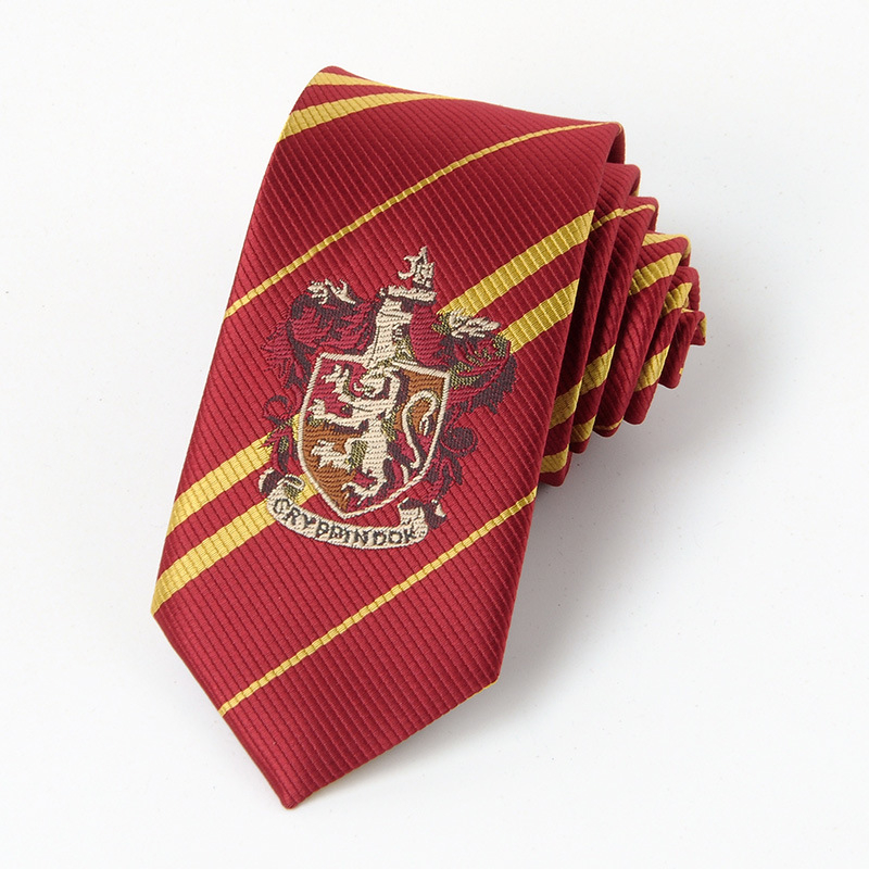 Harija Potera kaklasaites dziedzeris Findor Slytherin Ravenclaw jk koledžas stila slīpa svītraina kaklasaite vīriešiem