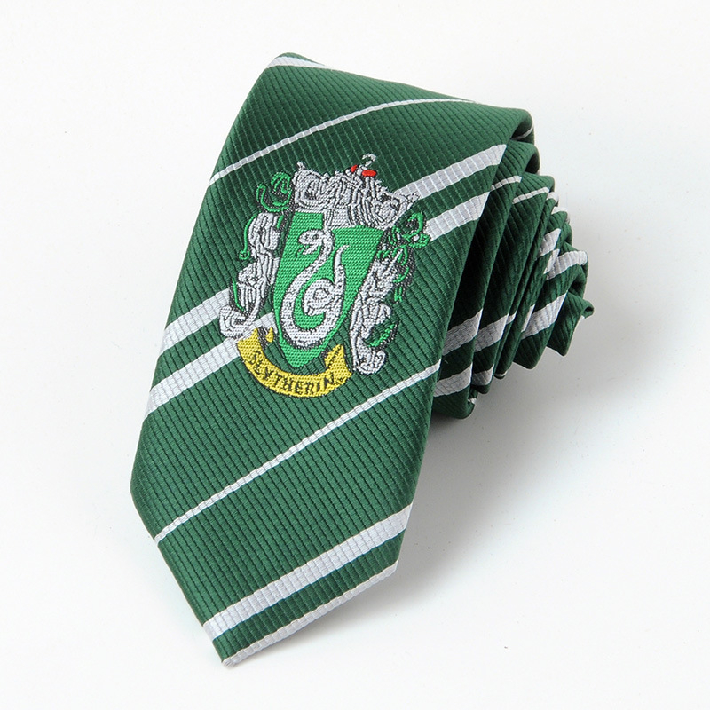 Harija Potera kaklasaites dziedzeris Findor Slytherin Ravenclaw jk koledžas stila slīpa svītraina kaklasaite vīriešiem