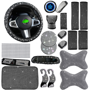 Autotelefoni hoidik, õhutusava riba, täisteemantvärvi alusraam, peatugi, turvavöö kate, kinnaste tõmmits, silmaklamber