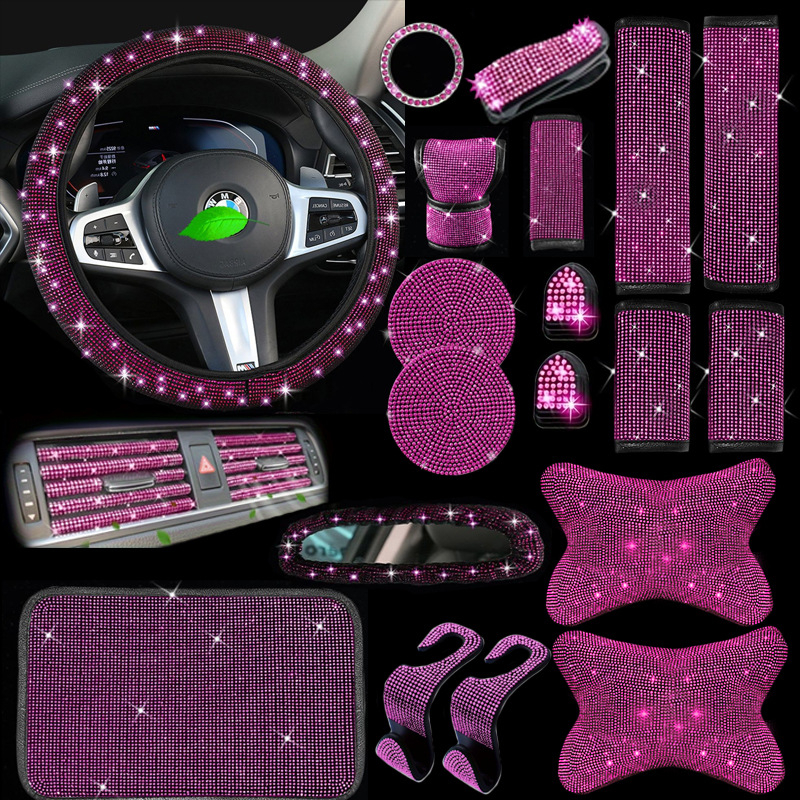 Autotelefoni hoidik, õhutusava riba, täisteemantvärvi alusraam, peatugi, turvavöö kate, kinnaste tõmmits, silmaklamber