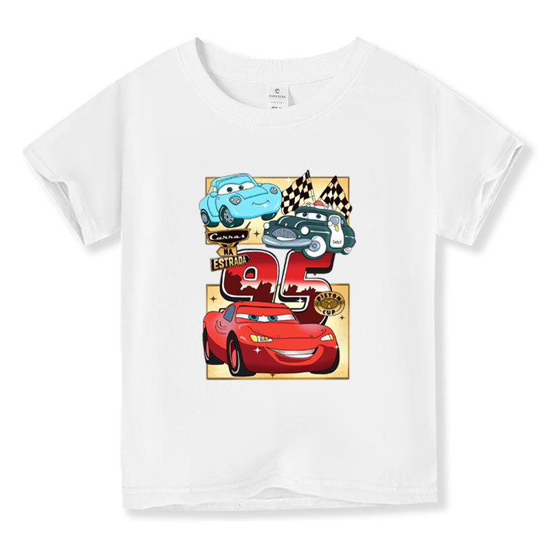 Piiriülesed multifilmi poiste ja tüdrukute lühikeste varrukatega T-särgid suvised suured laste lühikeste varrukatega T-särgid Jokkeri mantel juuste põlvkond