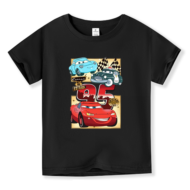 Piiriülesed multifilmi poiste ja tüdrukute lühikeste varrukatega T-särgid suvised suured laste lühikeste varrukatega T-särgid Jokkeri mantel juuste põlvkond