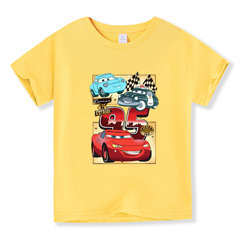 Piiriülesed multifilmi poiste ja tüdrukute lühikeste varrukatega T-särgid suvised suured laste lühikeste varrukatega T-särgid Jokkeri mantel juuste põlvkond