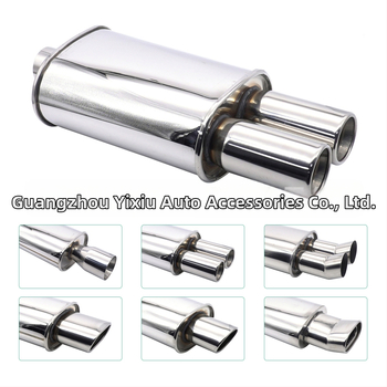 Factory Direct automašīnas nerūsējošā tērauda modifikācija sporta automašīnas skaņas vilnis universāla izplūdes caurule slīps lielgabals zems smags un biezs skaņas bungas