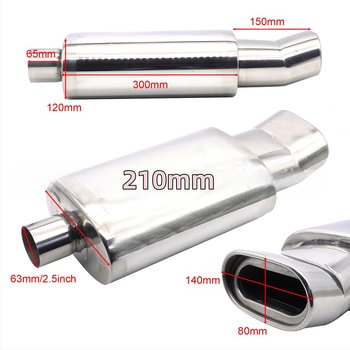 Factory Direct automašīnas nerūsējošā tērauda modifikācija sporta automašīnas skaņas vilnis universāla izplūdes caurule slīps lielgabals zems smags un biezs skaņas bungas