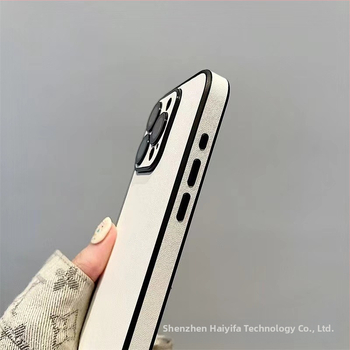 Sobib Apple 17 Promax täiskattega tavalise nahast tekstuuriga telefoniümbrisele, iPhone 16 integreeritud objektiiviga, 15 kukkumisvastane kaitse