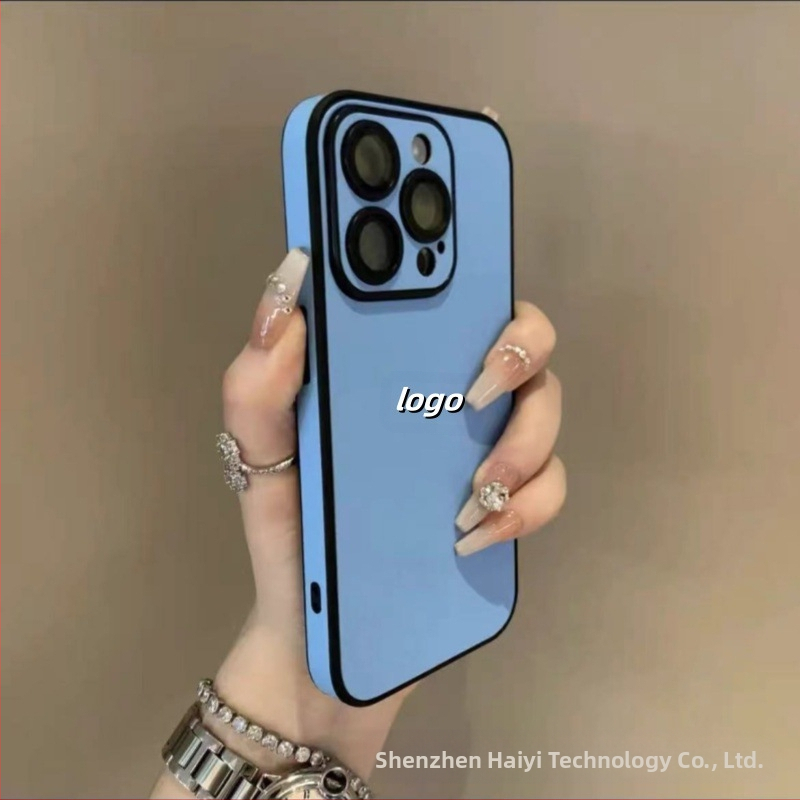 Sobib Apple 17 Promax täiskattega tavalise nahast tekstuuriga telefoniümbrisele, iPhone 16 integreeritud objektiiviga, 15 kukkumisvastane kaitse