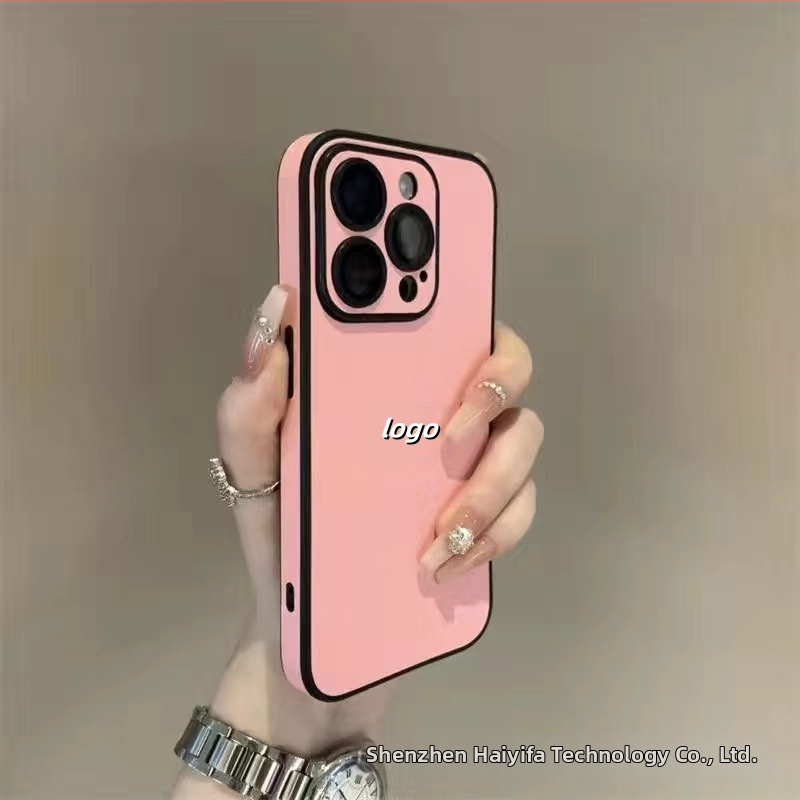 Sobib Apple 17 Promax täiskattega tavalise nahast tekstuuriga telefoniümbrisele, iPhone 16 integreeritud objektiiviga, 15 kukkumisvastane kaitse