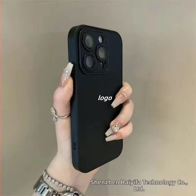 Sobib Apple 17 Promax täiskattega tavalise nahast tekstuuriga telefoniümbrisele, iPhone 16 integreeritud objektiiviga, 15 kukkumisvastane kaitse