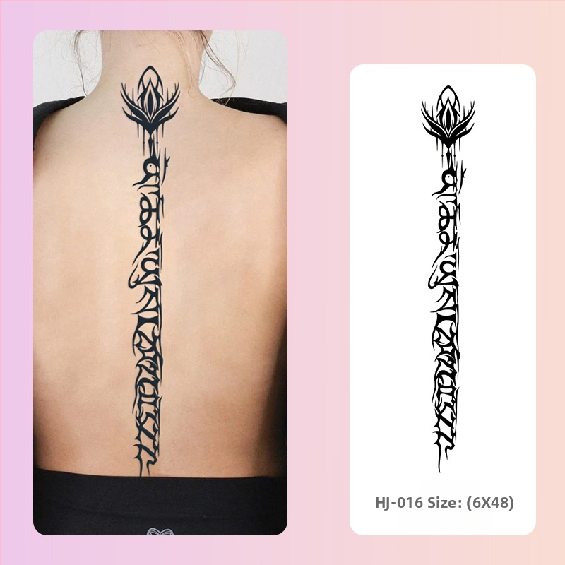 Selgroo taimsete tätoveeringute kleebised Ins Style magus ja vürtsikas tüdrukute mahl veekindel pikaajaline poolpüsiv simulatsioonitätoveering kõrgetasemeline meel