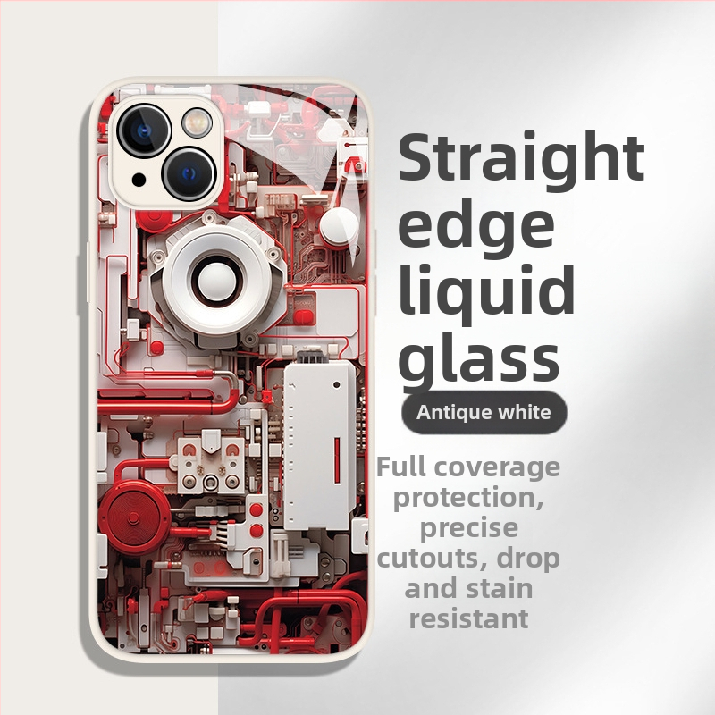 Pánske puzdro na telefón vhodné pre Apple 17 Nový model 16Plus Glass 13 Plné pokrytie 12Mini Ochranné puzdro 11/X Obľúbený model