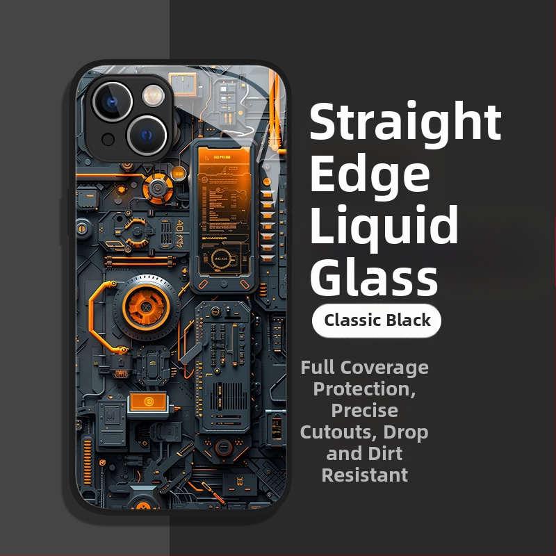 Meeste telefonikott, mis sobib Apple`ile 17 uue mudeli 16Plus Glass 13 täieliku katvusega 12Mini kaitseümbris 11/X populaarne mudel