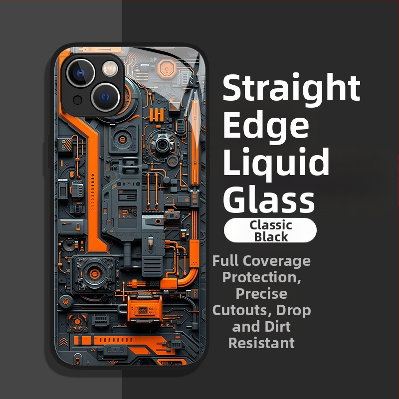 Meeste telefonikott, mis sobib Apple`ile 17 uue mudeli 16Plus Glass 13 täieliku katvusega 12Mini kaitseümbris 11/X populaarne mudel