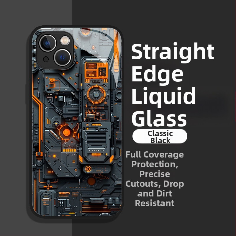 Meeste telefonikott, mis sobib Apple`ile 17 uue mudeli 16Plus Glass 13 täieliku katvusega 12Mini kaitseümbris 11/X populaarne mudel