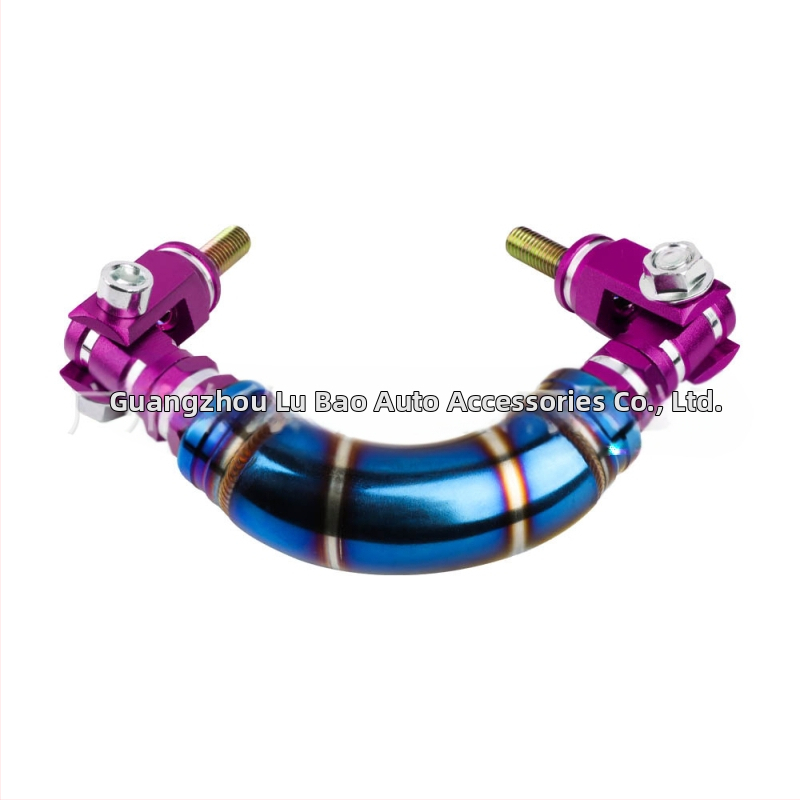 Tai kuummüügis olev auto modifitseeritud katuse käepidemega võidusõidusisustus alumiiniumisulamist küpsetatud sinise konksuga dekoratiivse käepidemega käetugi