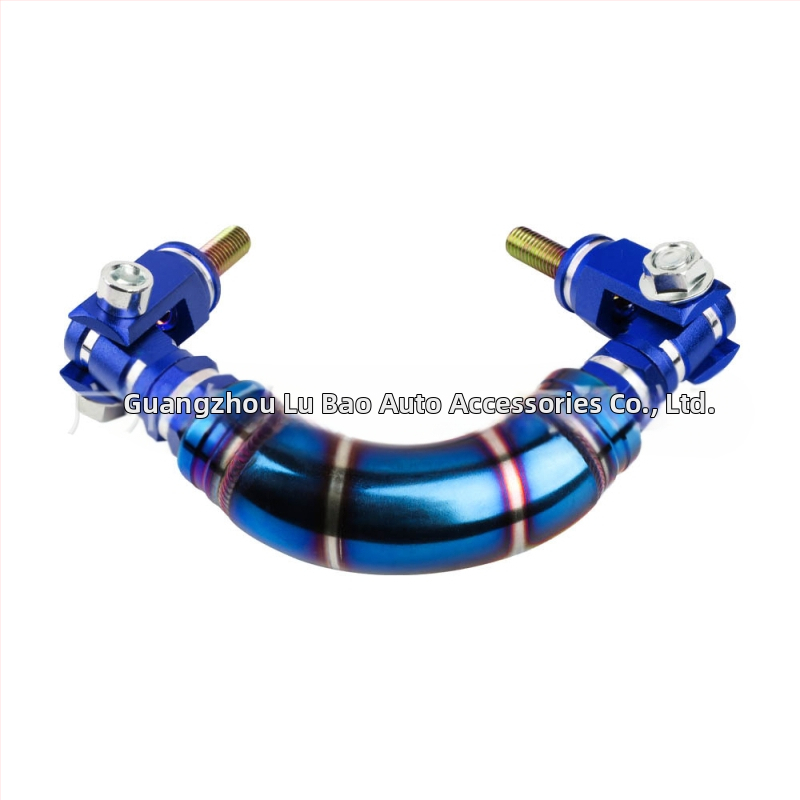 Tai kuummüügis olev auto modifitseeritud katuse käepidemega võidusõidusisustus alumiiniumisulamist küpsetatud sinise konksuga dekoratiivse käepidemega käetugi