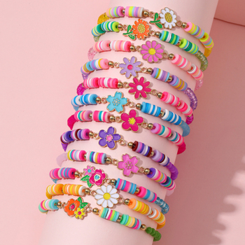 Piiriülene uus laste käevõru naistele suvine tipptasemel pehme keraamiline käevõru õpilastele mõeldud käevõru esimene ehe tüdrukute liblikakäevõru