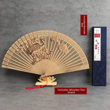 61K3 Ανεμιστήρας, Δώρο από σανταλόξυλο, Αρχαίο στυλ κομμένης χειροτεχνίας, Ξύλινος ανεμιστήρας, Πτυσσόμενος ανεμιστήρας, Θηλυκός ανεμιστήρας από αρωματικό ξύλο Maine