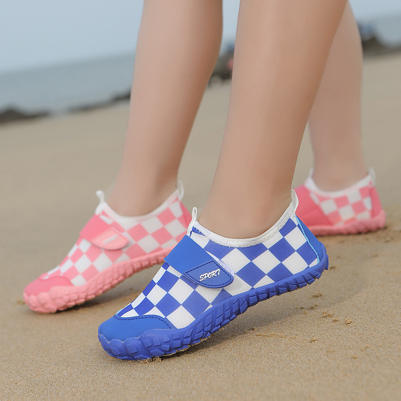 Bērnu pludmales apavi, neslīdoši, pretgriezumi, rifu apavi zēniem un meitenēm, mazuļu upes izsekošanas apavi, elpojoši, ātri žūstoši ūdens apavi