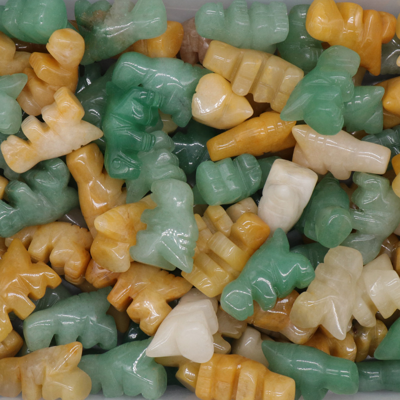 1577-1-tolline nikerdus väikestele loomadele naturaalne kristall-ahhaatkivi küülik koer pingviin kass kilpkonn lind dinosaurus