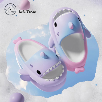 Rūpnīcas veikala haizivs bērnu čības meitenēm vasaras jauki vīrieši iekštelpu vannas neslīdošas bērnu sandales sieviešu apavi sandales