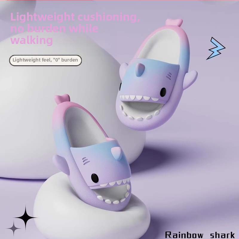 Továrenský obchod Shark Detské papuče Dievčenské letné roztomilé pánske vnútorné kúpeľne Protišmykové detské sandále Dámske topánky Sandále