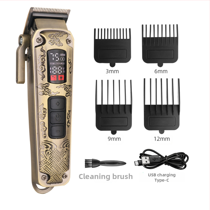 Automātiska matu griezēja elektriskā matu griezēja uzlādējama elektriskā spiedpogas artefakta automātiska skuvekļa mājsaimniecības elektriskā matu griezēja