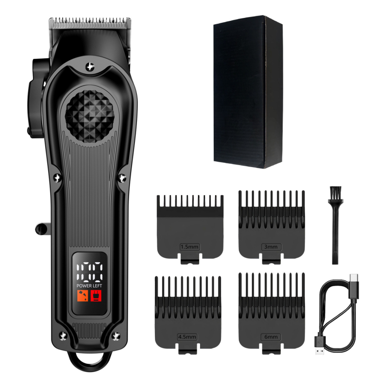 Automātiska matu griezēja elektriskā matu griezēja uzlādējama elektriskā spiedpogas artefakta automātiska skuvekļa mājsaimniecības elektriskā matu griezēja