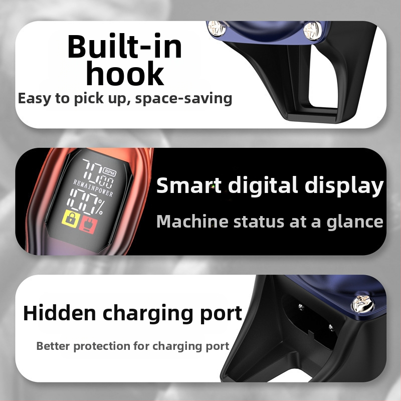 Automātiska matu griezēja elektriskā matu griezēja uzlādējama elektriskā spiedpogas artefakta automātiska skuvekļa mājsaimniecības elektriskā matu griezēja