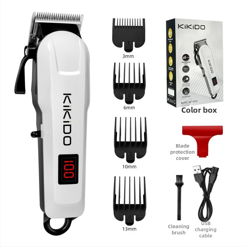 Automātiska matu griezēja elektriskā matu griezēja uzlādējama elektriskā spiedpogas artefakta automātiska skuvekļa mājsaimniecības elektriskā matu griezēja