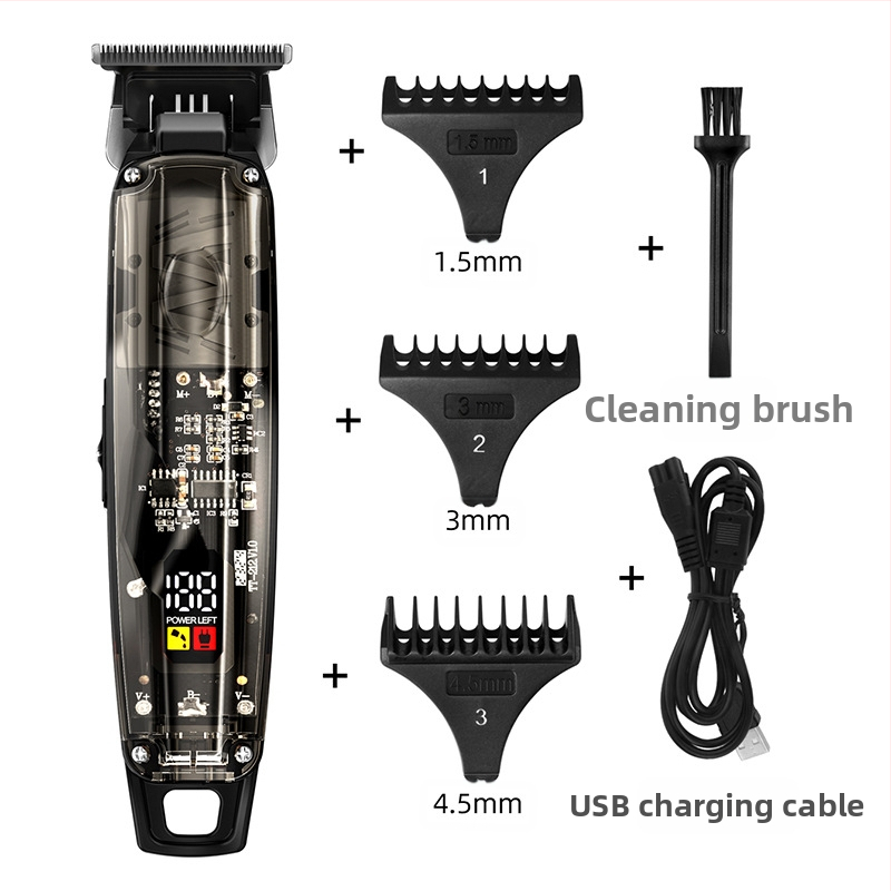 Automātiska matu griezēja elektriskā matu griezēja uzlādējama elektriskā spiedpogas artefakta automātiska skuvekļa mājsaimniecības elektriskā matu griezēja