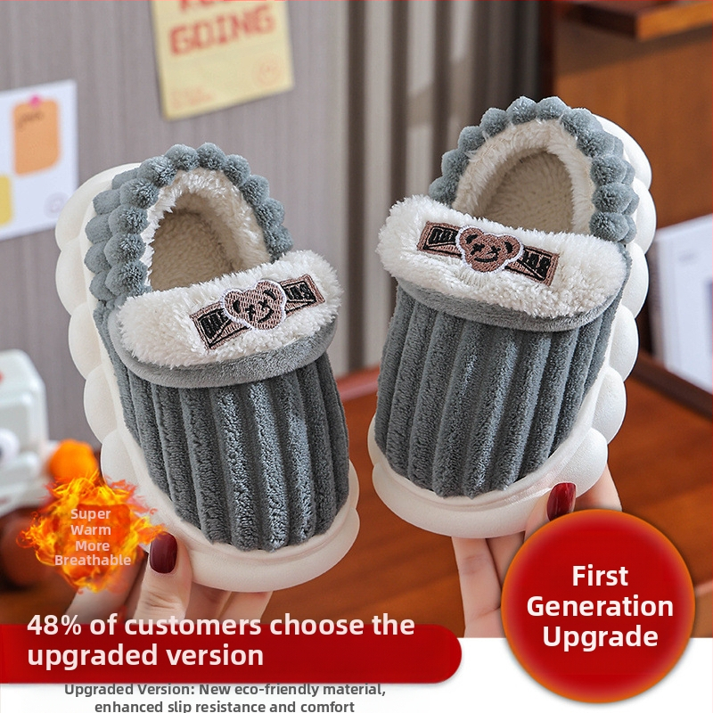 Bērnu kokvilnas čības vecākiem un bērniem, mīkstas, neslīdošas, mājas, pieaugušiem, pāriem, mazuļiem, ar sabiezētu vilnas oderi, zēniem un meitenēm