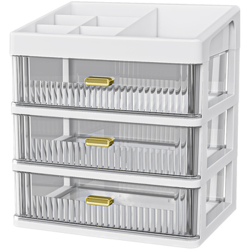 Lauaarvuti hoiukast kosmeetika hoiuriiul läbipaistev sahtliga kontorilaud kirjatarvete korraldamiskast