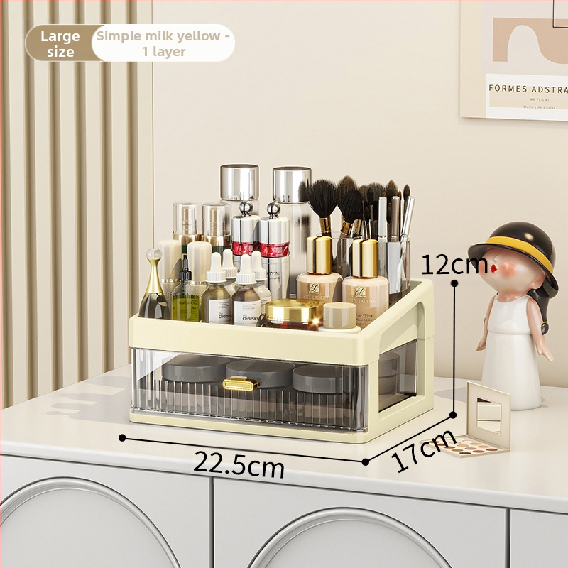 Lauaarvuti hoiukast kosmeetika hoiuriiul läbipaistev sahtliga kontorilaud kirjatarvete korraldamiskast