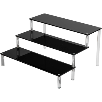 Must akrüülist hoiuriiul, käsitsi valmistatud hoiuriiul, koogikeste vitriin, sobib koduseks pulmadeks, sünnipäevapeoks