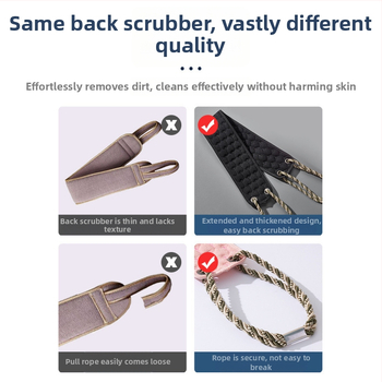 Meeste seljapuhastusrätik, koduseks kasutamiseks mõeldud mudavanni seljariba, tugev jämeda liivaga puhastuskinnas