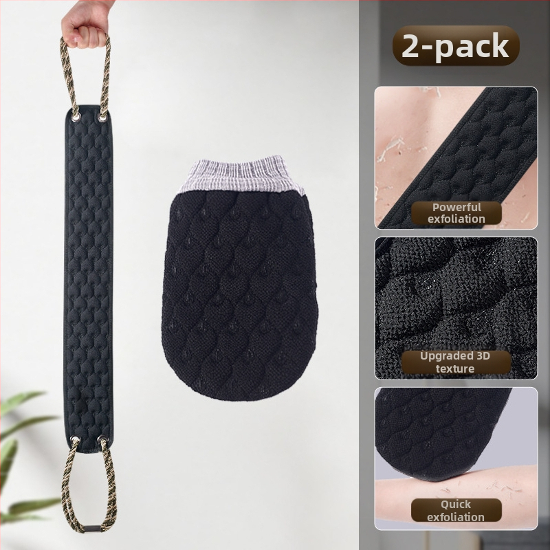 Meeste seljapuhastusrätik, koduseks kasutamiseks mõeldud mudavanni seljariba, tugev jämeda liivaga puhastuskinnas