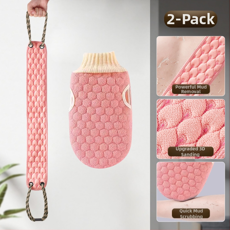 Meeste seljapuhastusrätik, koduseks kasutamiseks mõeldud mudavanni seljariba, tugev jämeda liivaga puhastuskinnas