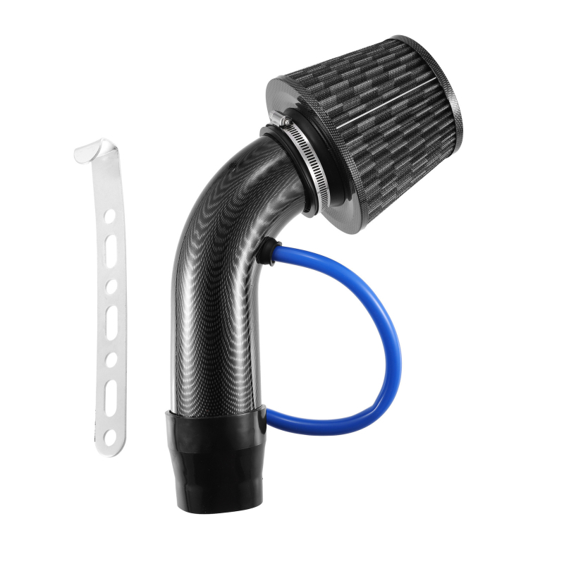 Piiriülene kuuma auto külma õhu sisselaskekomplekt modifitseeritud alumiiniumtorude komplekt universaalne 76 mm/3-tolline seenepea