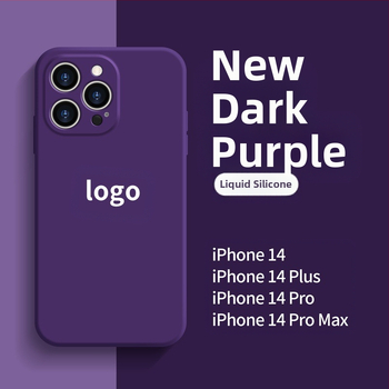 Piemērots Apple 17Promax Liquid tālruņa maciņam Iphone14Pro Straight Edge silikona 13" īpaši plānam universālam Xr maciņam